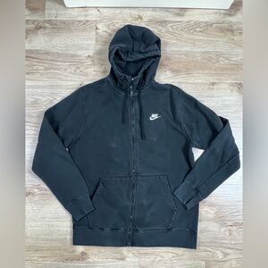 Nike Black Full-Zip Sweatshirt Hoodie L